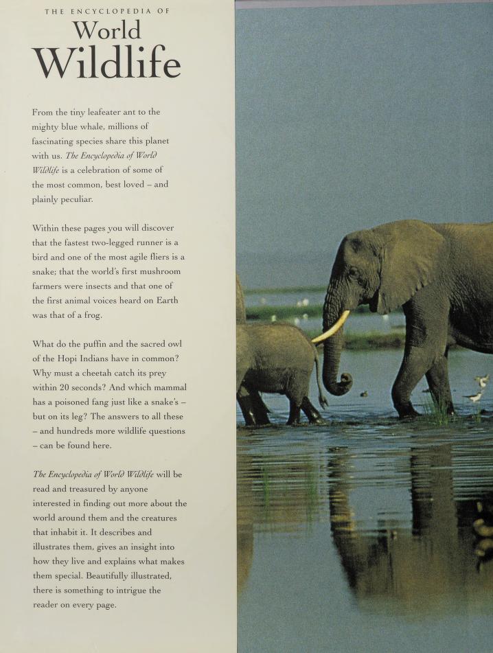 The encyclopedia of world wildlife : Briggs, Mike : Free Download, Borrow,  and Streaming : Internet Archive